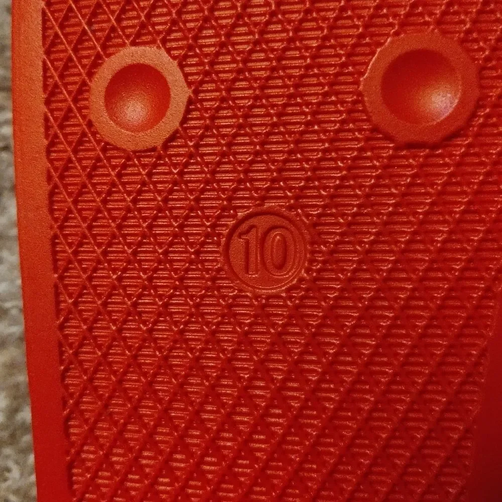Chinatown Market Smiley Red Men's Slides NWB